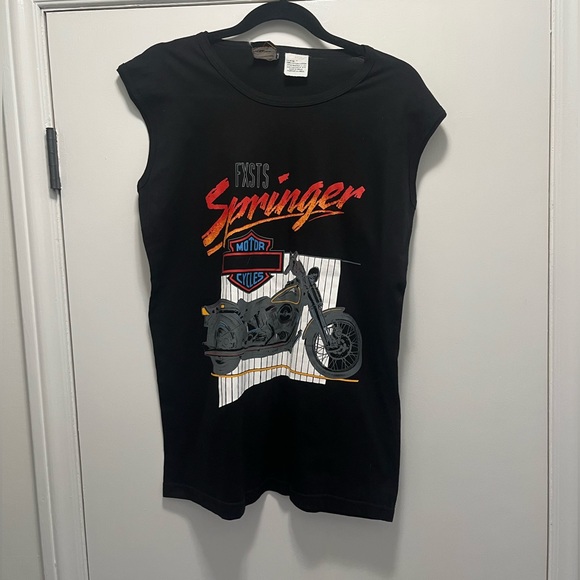 Harley Davidson Springer muscle top - Picture 4 of 5